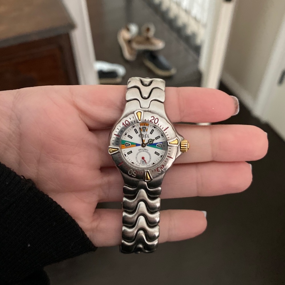 Ebel stainless steel divers watch